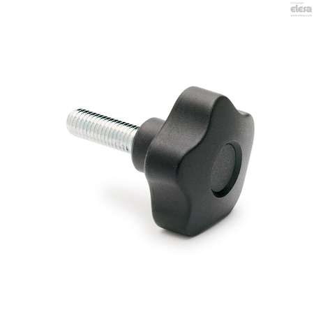 Elesa Zinc-plated steel threaded stud, with cap, VCT.50 p-3/8-16x3/4-C3 VCT-p (inch sizes)